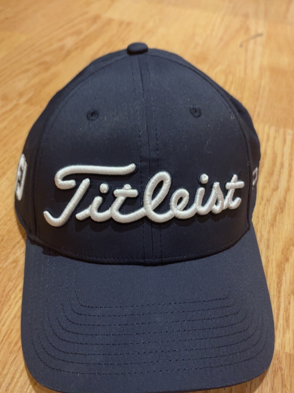 Titleist Navy Cap with White Raised Script Logo